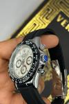 Rolex Daytona Black - White Erkek Kol Saat S886-DAY-T