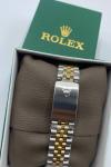 Rolex Gold-Gümüş Mavi Kadran Erkek Kol Saati  S639 Diğer