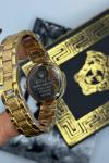 Rolex Gold Taşlı Kadın Saat  S487 Gold