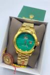 Rolex Oyster Perpetual Yeşil Kadran Kol Saati  S626 Gold