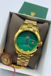 Rolex Oyster Perpetual Yeşil Kadran Kol Saati  S626 Gold