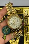 Rolex Taşlı Unisex Saat - S527 Gold