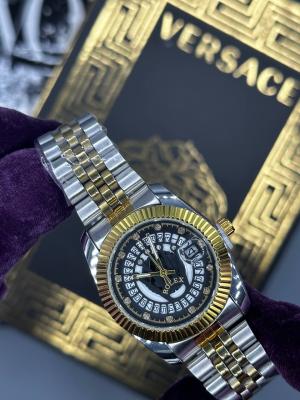 Rolex Unisex Gold Gümüş İthal Saat  S376