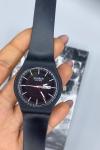 Swatch Silikon Kordon Siyah Unisex Saat  S135 Diğer