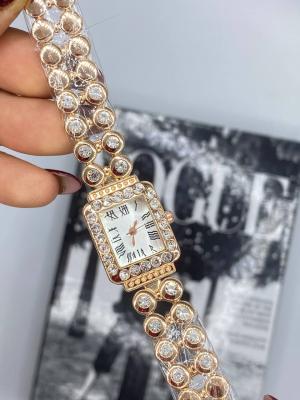 Taşlı Gümüş Kadın Saat S154 